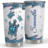 Personalized Sea Turtle Tumbler Turtles Jewelry Style For Animal Lover